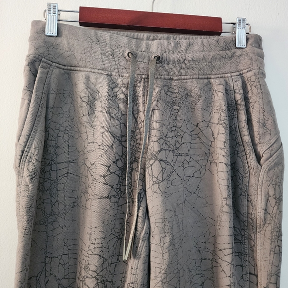 Lululemon Warm Down Jogger Pants  Thread Dye Slim Fit Mid Rise Cotton Terry  8 - Picture 3 of 9
